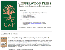 Tablet Screenshot of copperwood.com