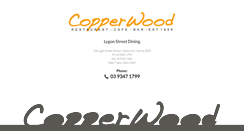 Desktop Screenshot of copperwood.com.au